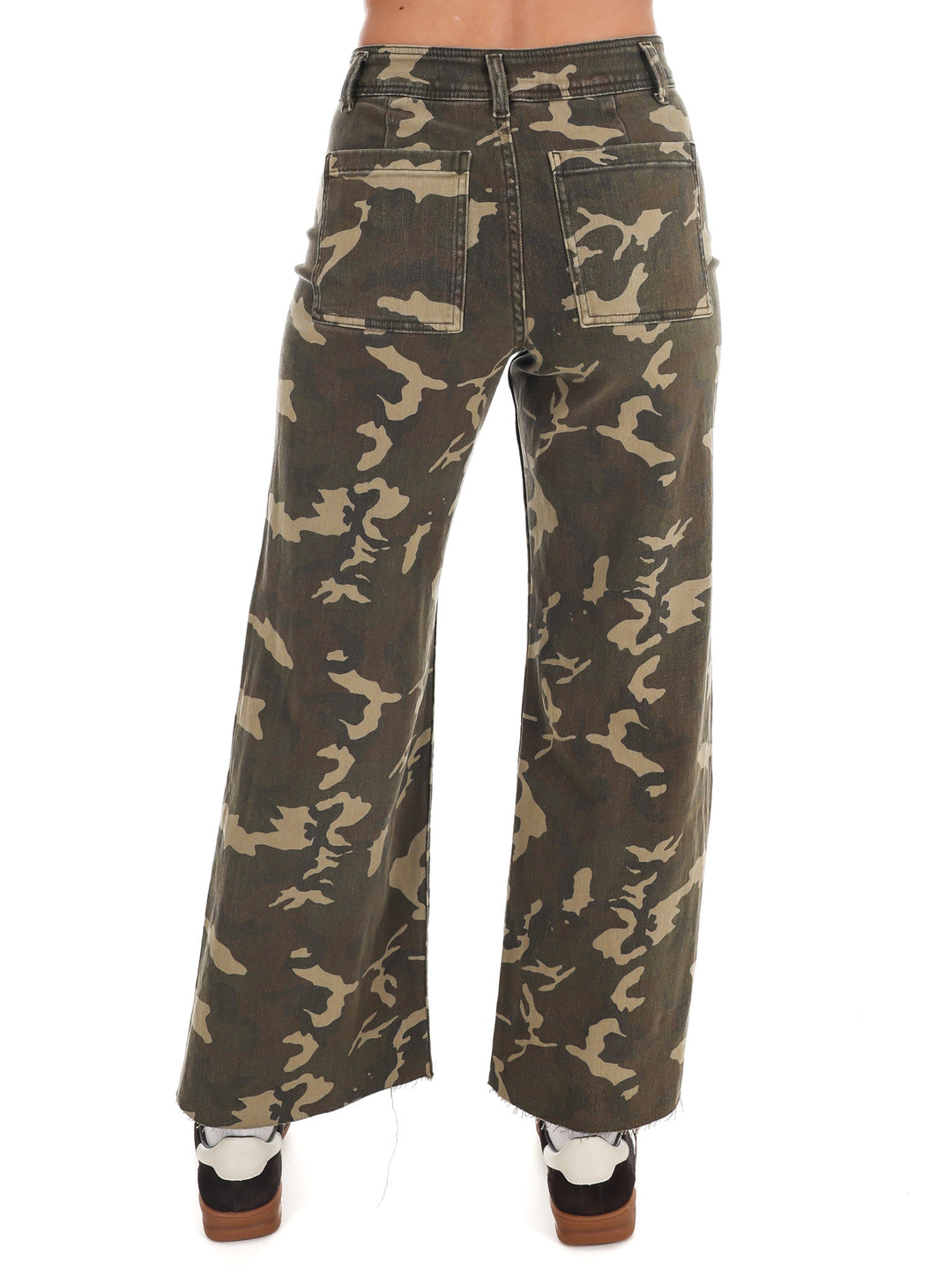 Backwoods Wide Leg Camo Pants