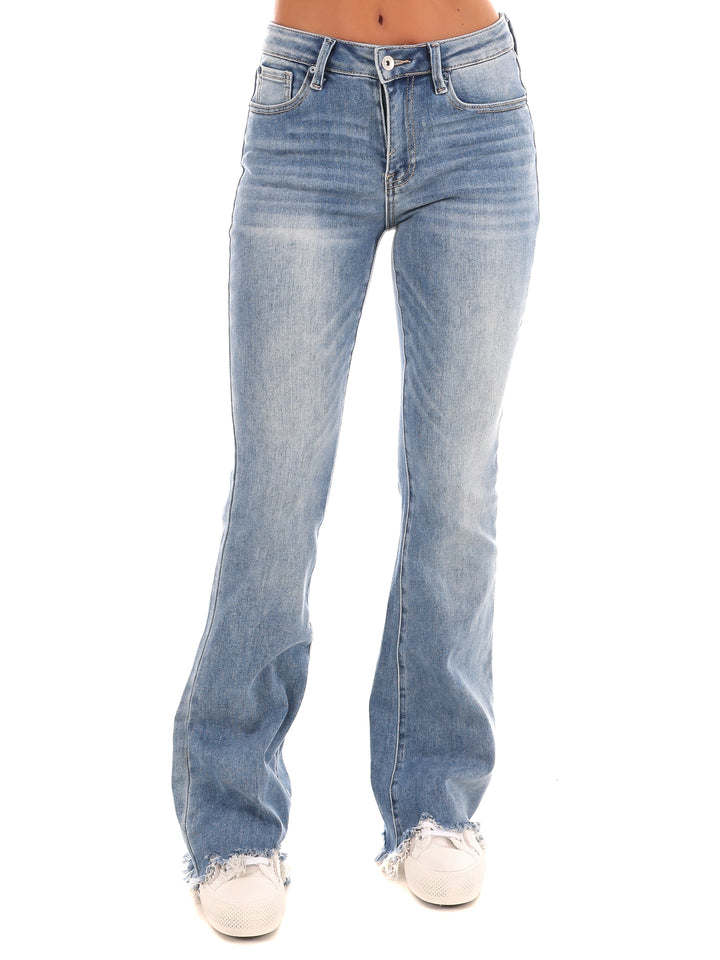 Mid Rise Bootcut Jeans