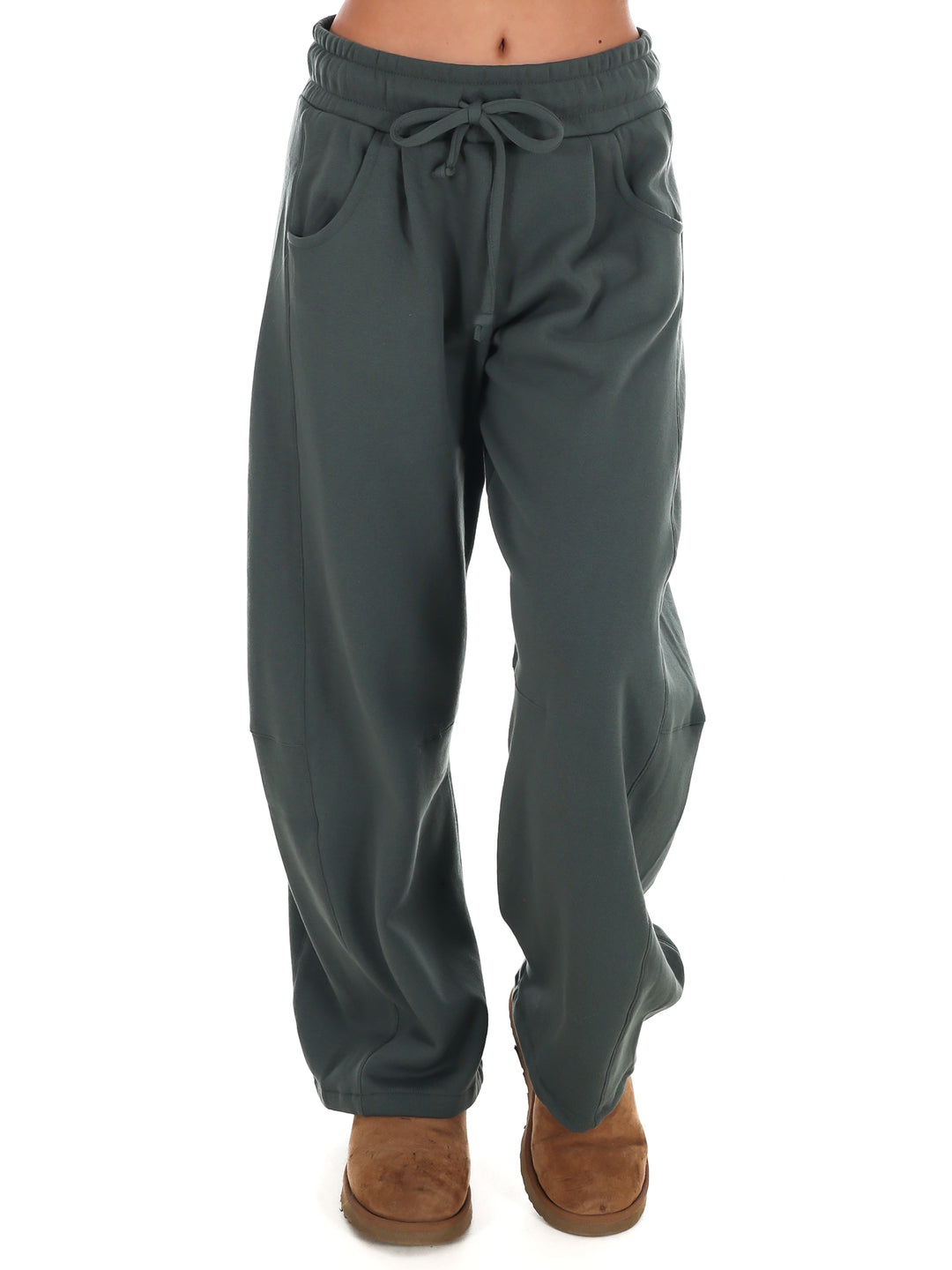 Baggy Barrel Mid Rise Sweatpants