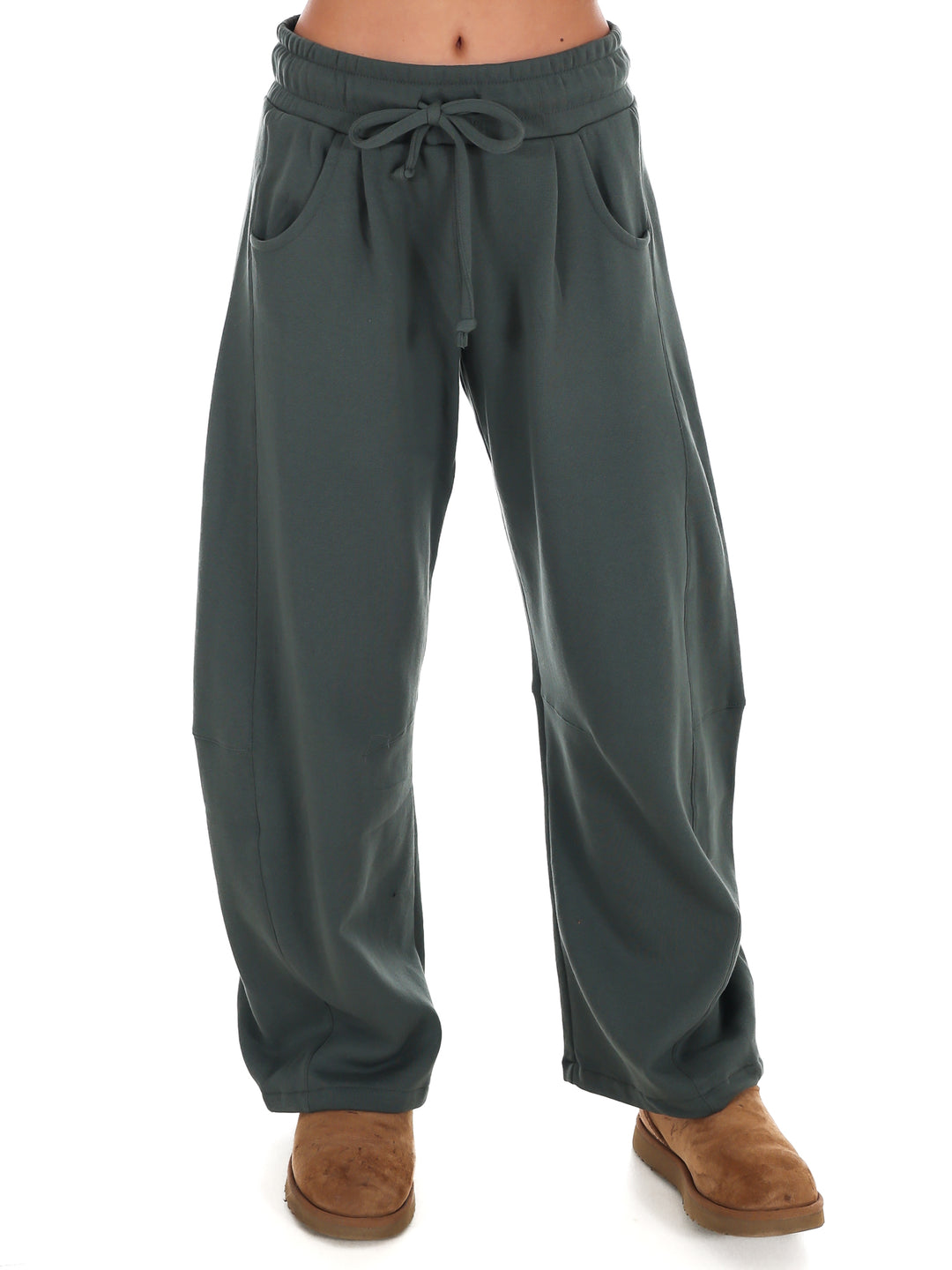 Baggy Barrel Mid Rise Sweatpants