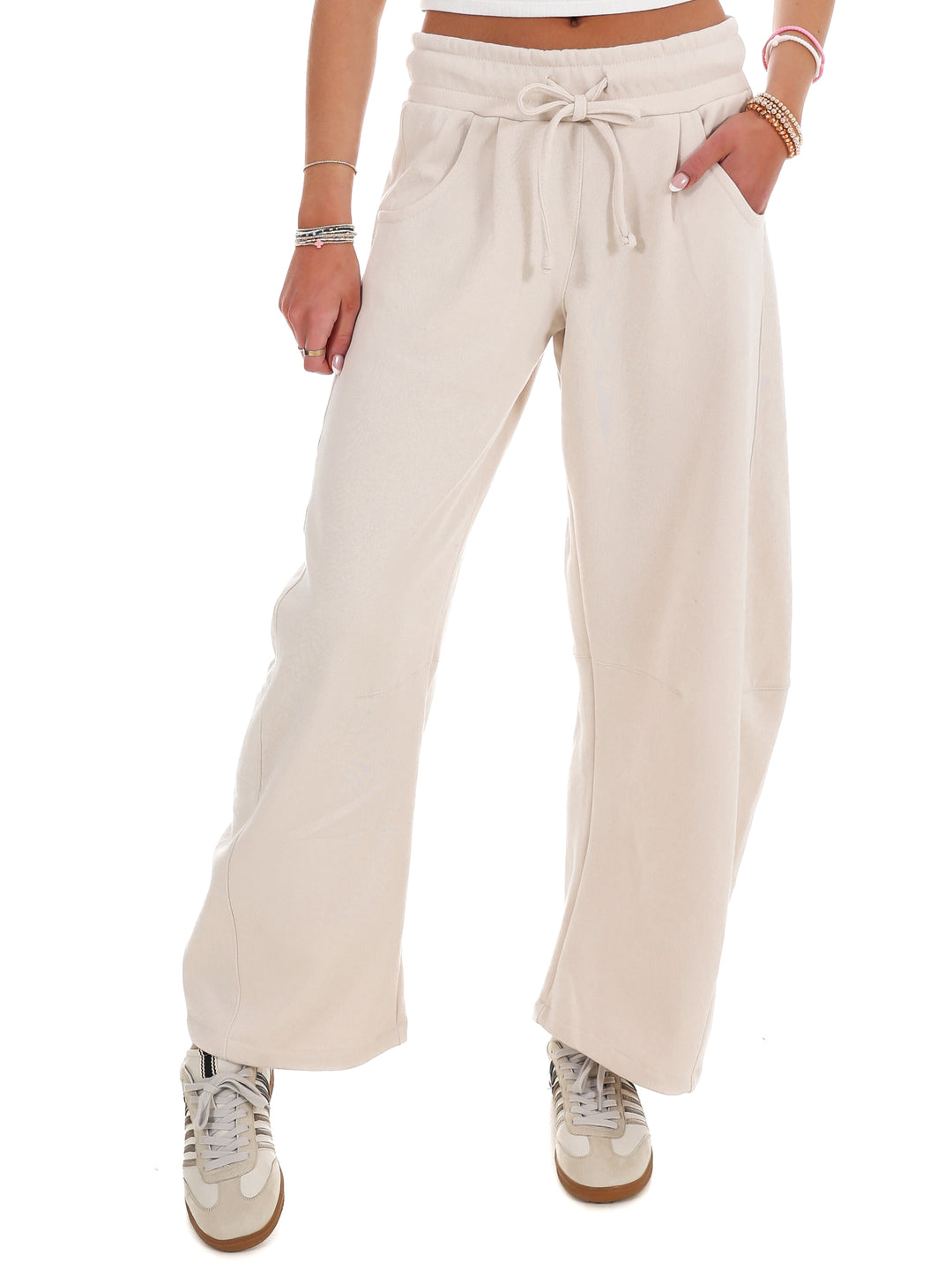 Baggy Barrel Mid Rise Sweatpants
