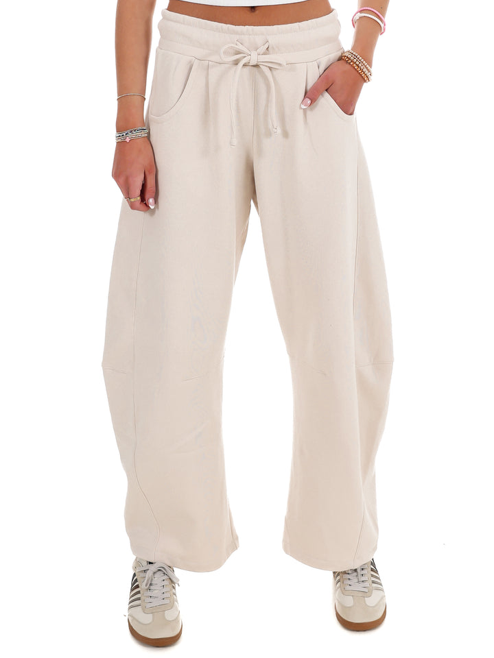 Baggy Barrel Mid Rise Sweatpants