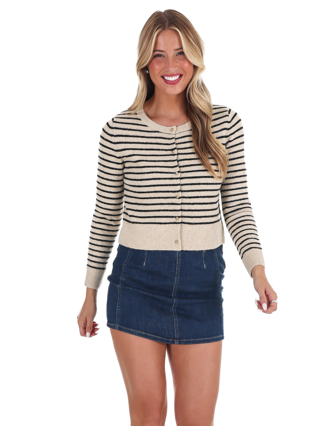 Super Soft Stripe Cardigan