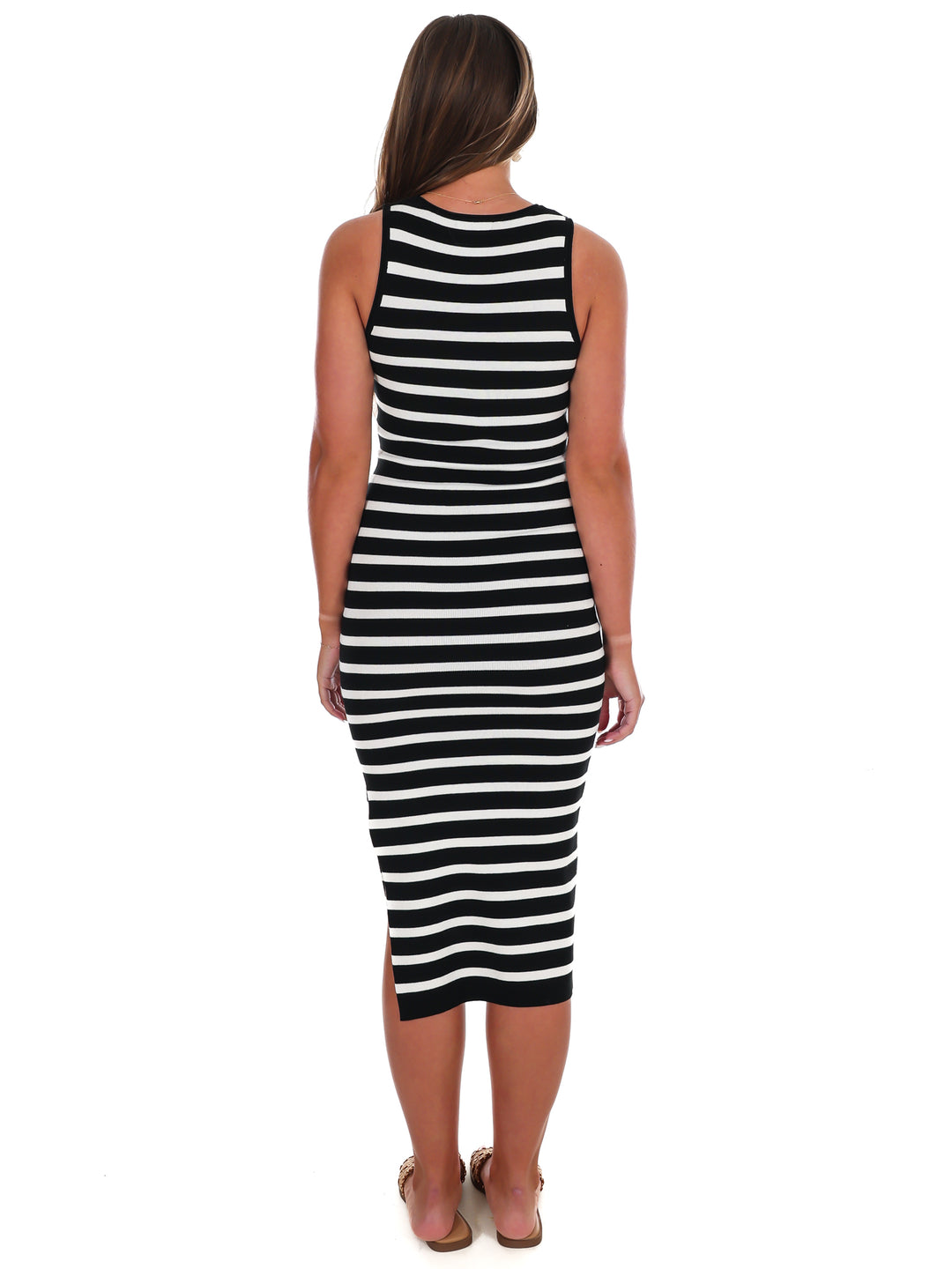 Miss Me More Striped Midi Dress