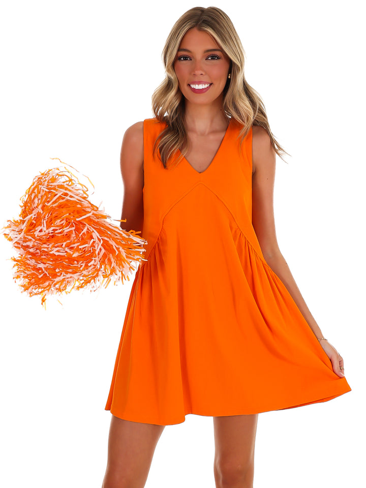 Go-To Gameday V-Neck Mini Dress