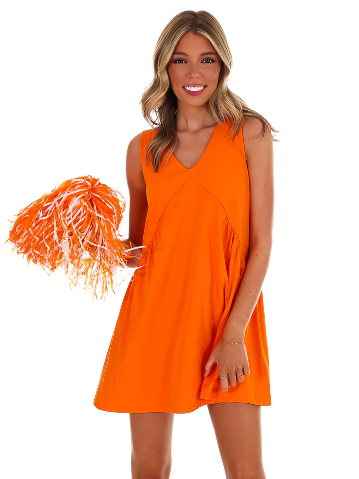 Go-To Gameday V-Neck Mini Dress