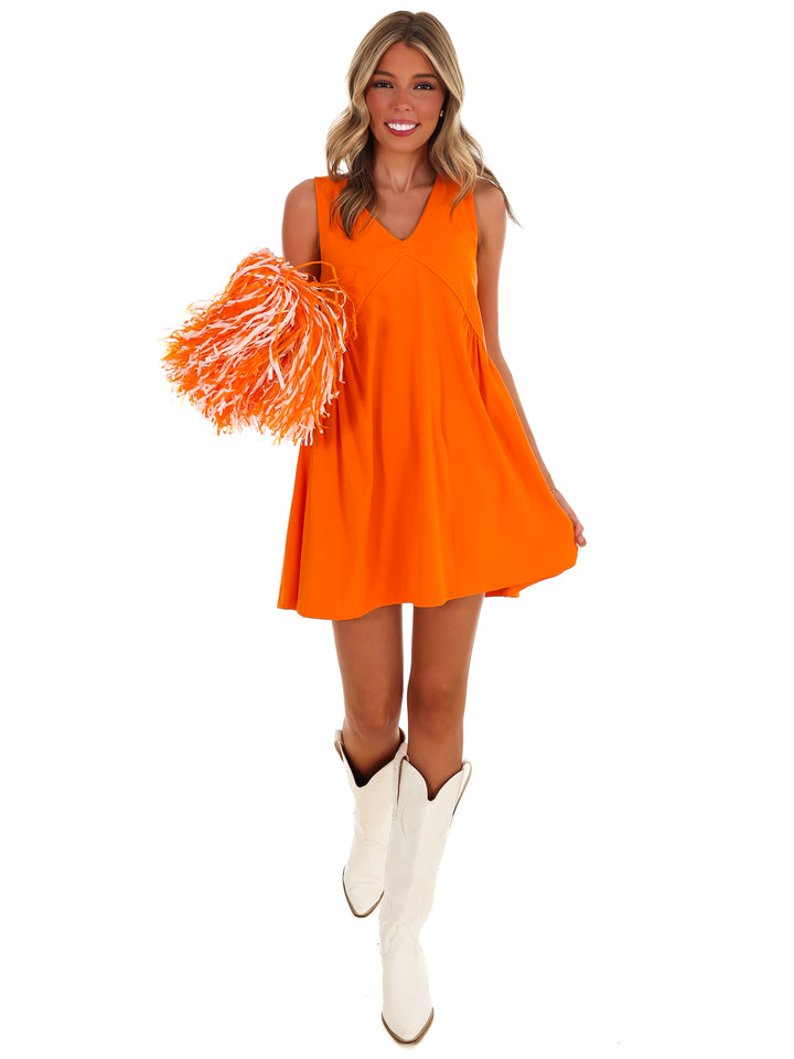 Go-To Gameday V-Neck Mini Dress