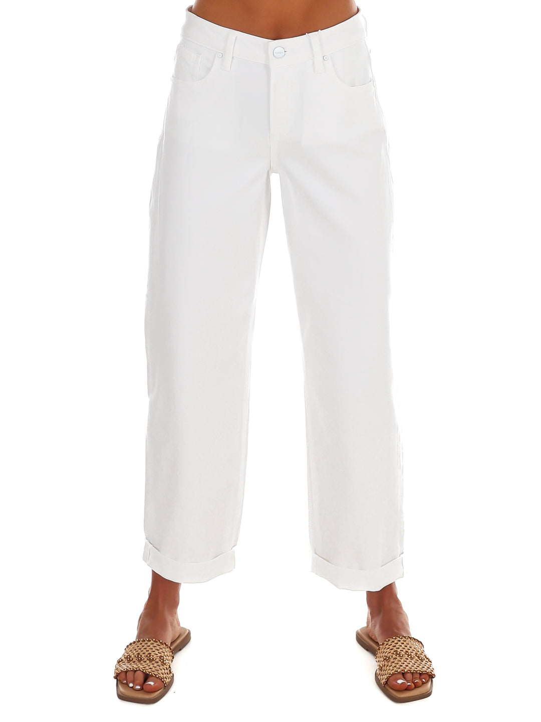 Laid Back Barrel Ankle Jeans