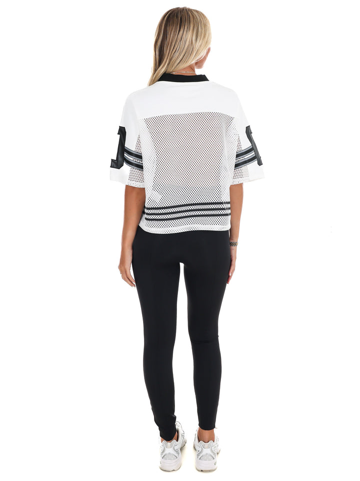 Tennessee Volunteers Midi-Crop Sport Mesh Jersey Top