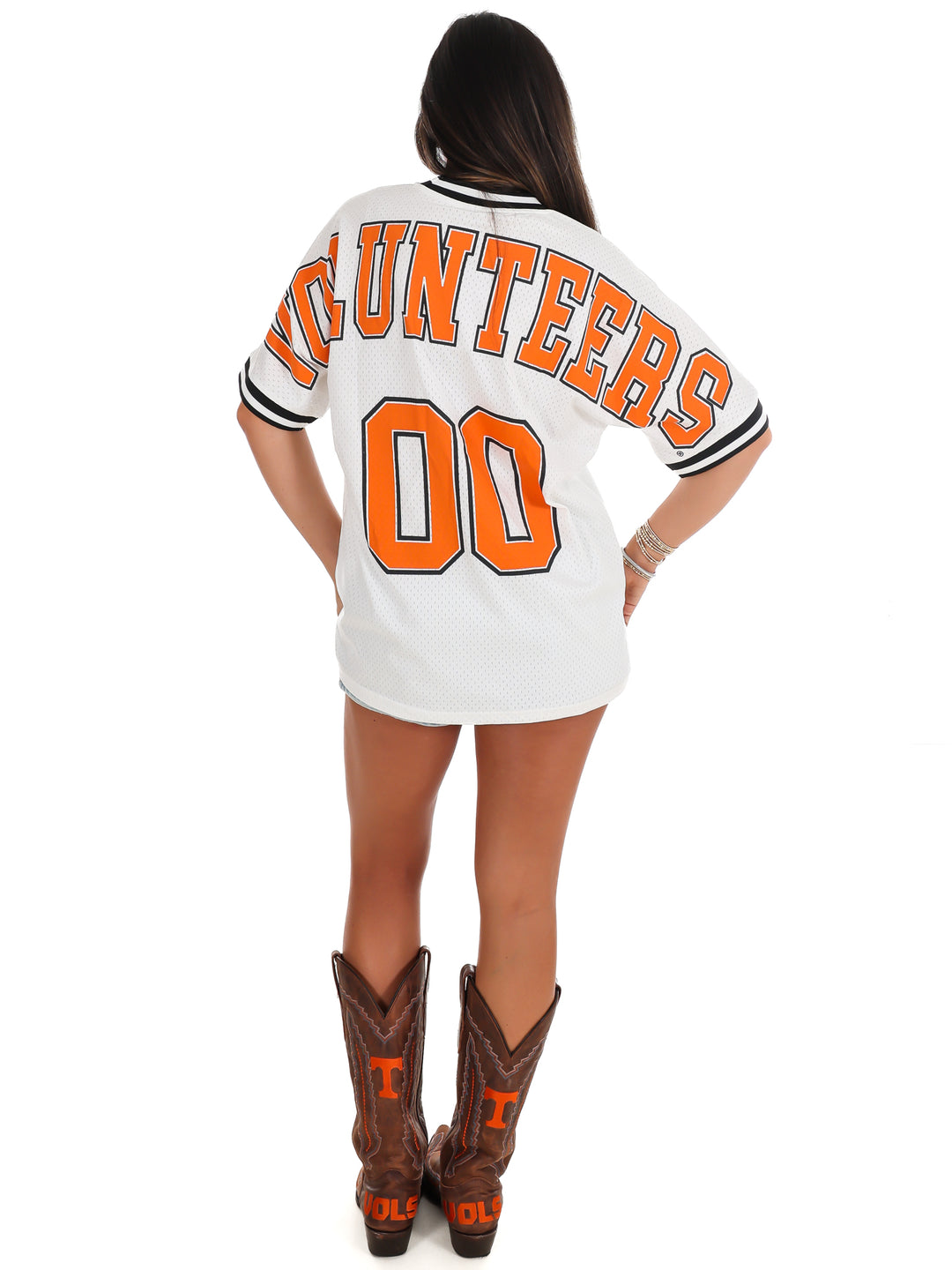 Tennessee Crewneck Fashion Jersey with Ribbed Trim