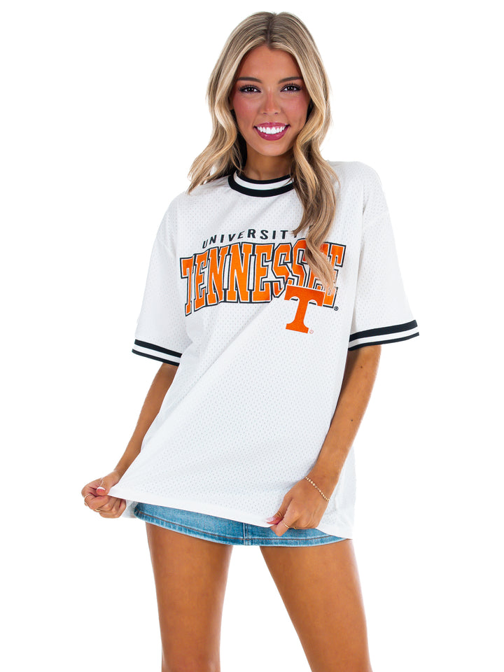 Tennessee Crewneck Fashion Jersey with Ribbed Trim
