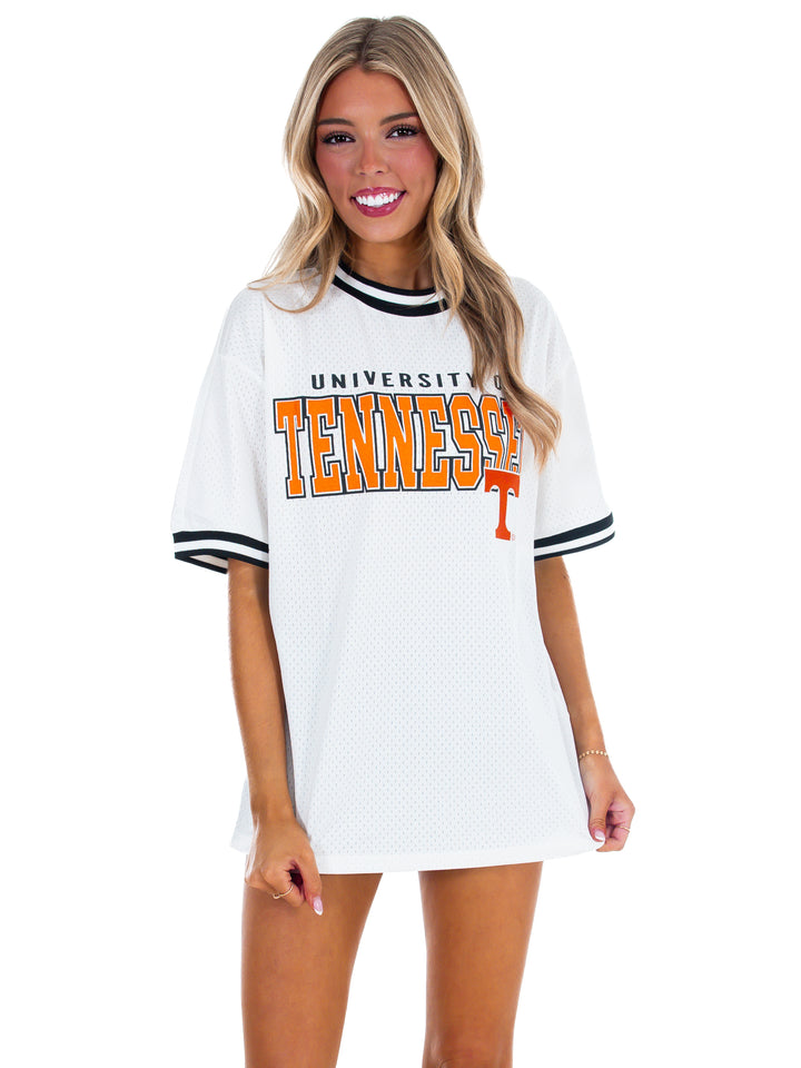 Tennessee Crewneck Fashion Jersey with Ribbed Trim