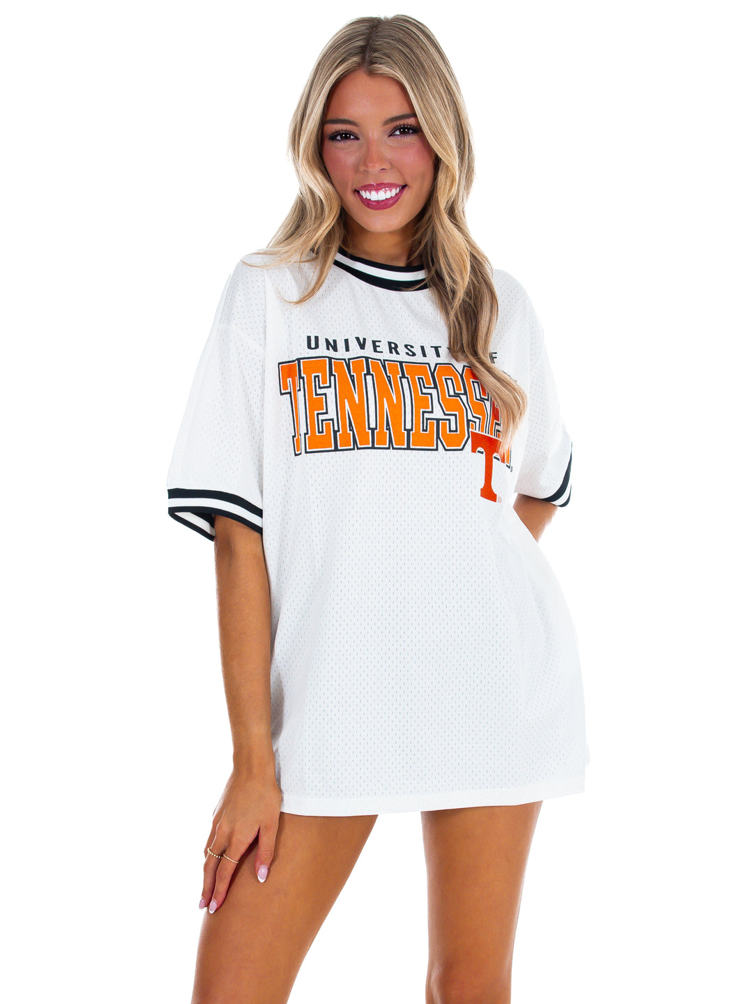 Tennessee Crewneck Fashion Jersey with Ribbed Trim