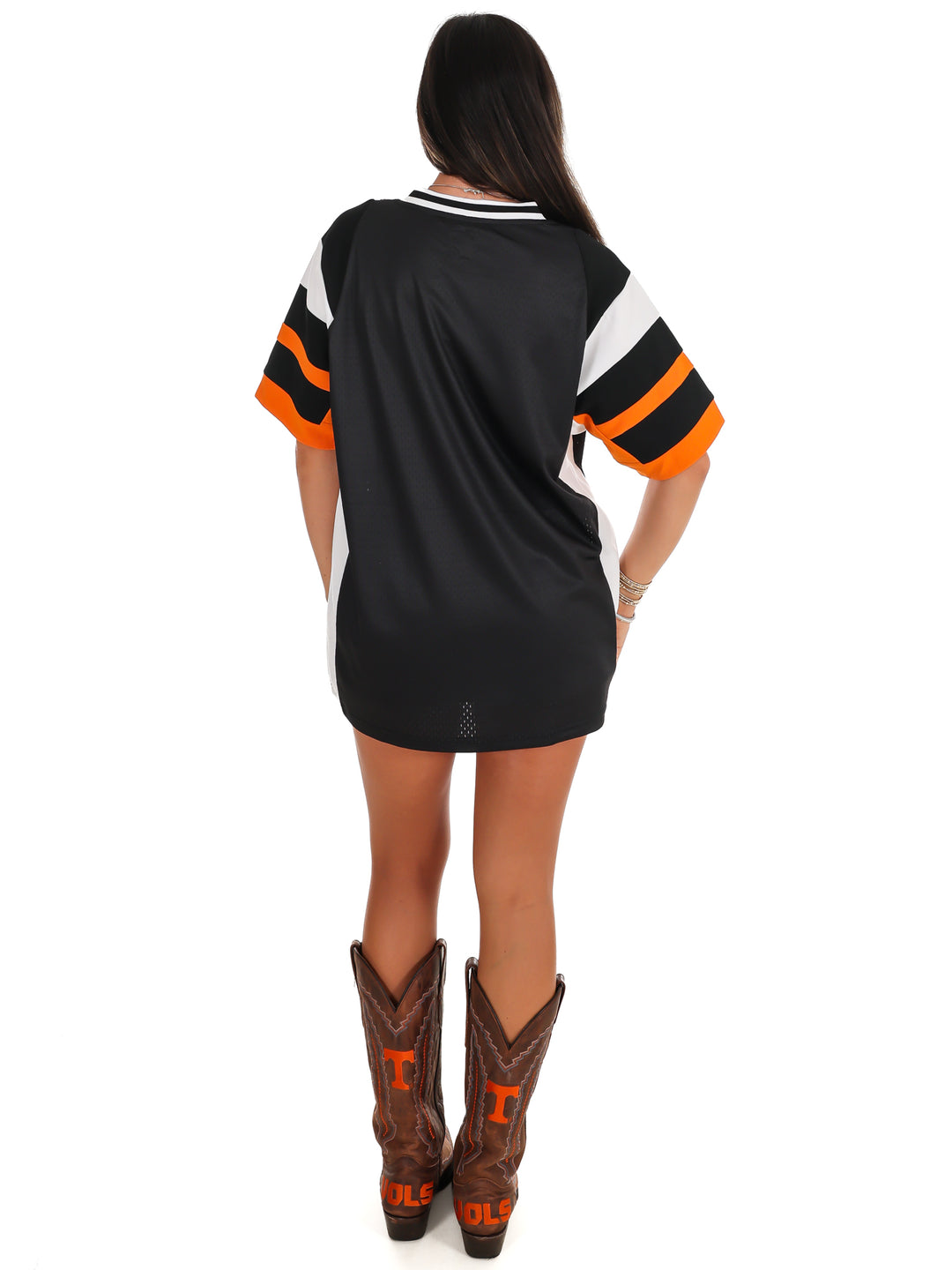 Tennessee Volunteers Rhinestone V-Neck Fashion Jersey