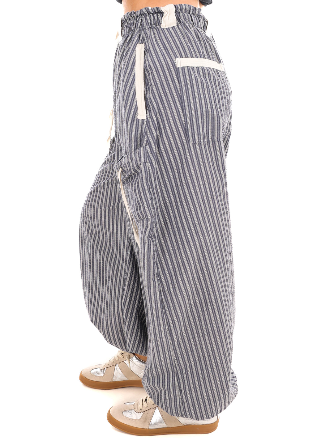 Days Go By Striped Pocket Jogger Pants