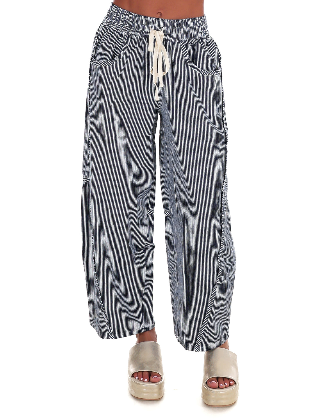 Hampton Striped Relaxed Fit Pants
