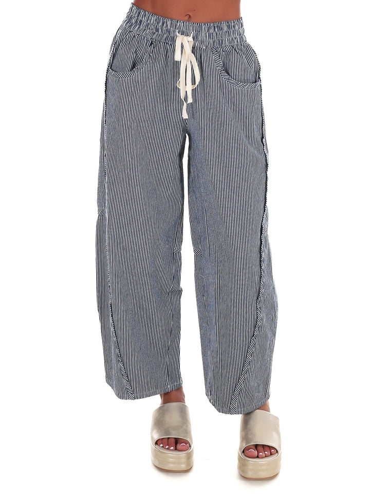 Hampton Striped Relaxed Fit Pants