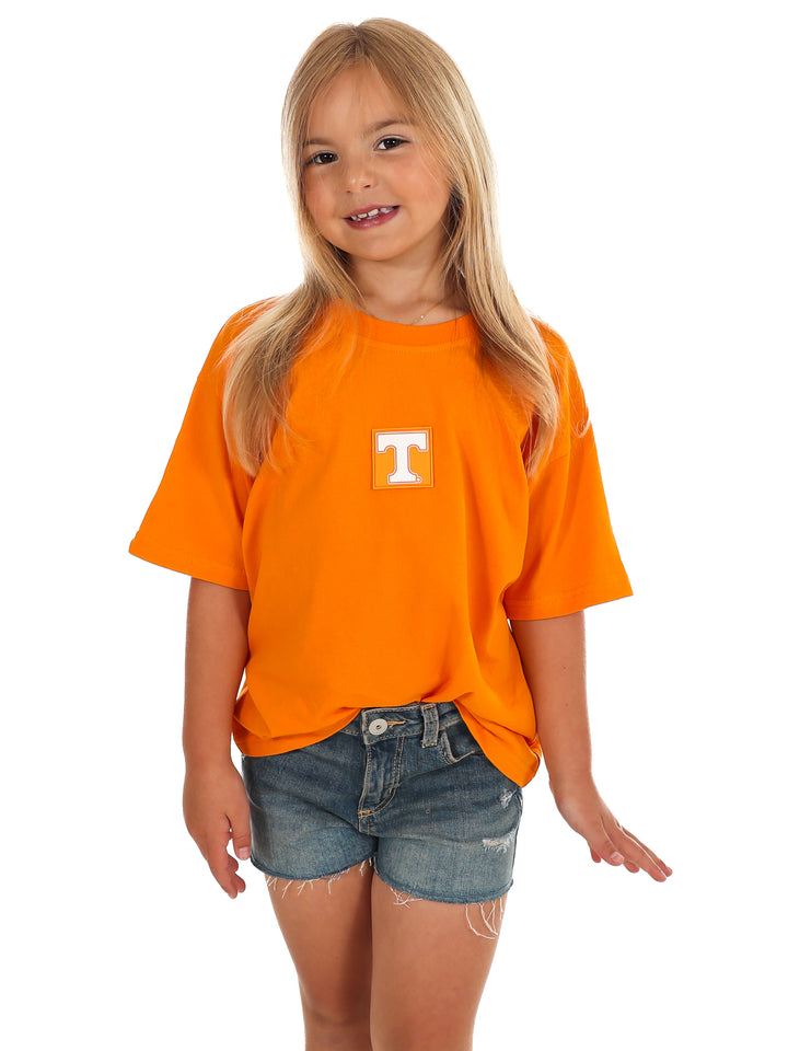 Youth University of Tennessee Oversized Curved Hem Boyfriend Tee
