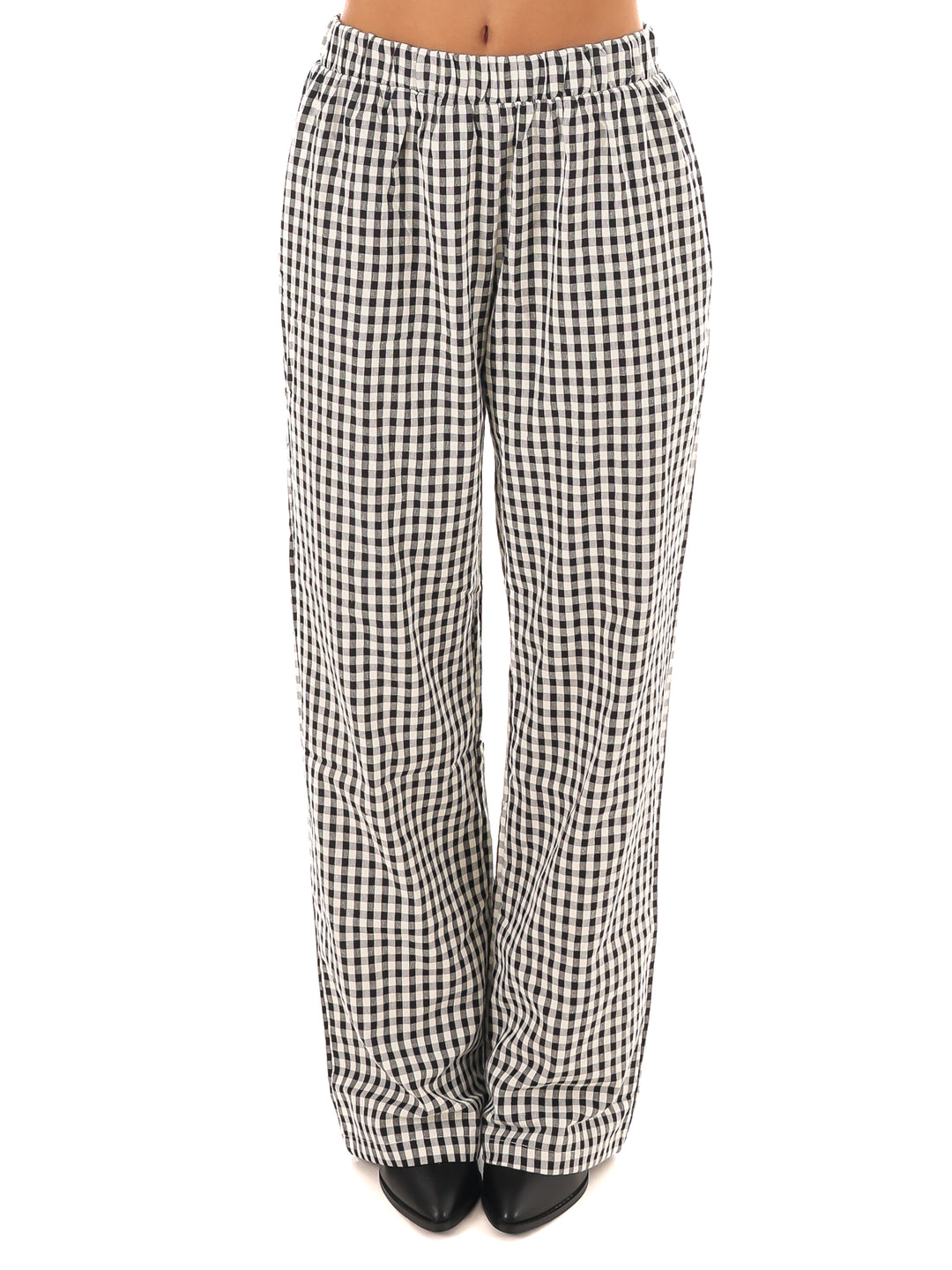 All Day Comfort Gingham Pants