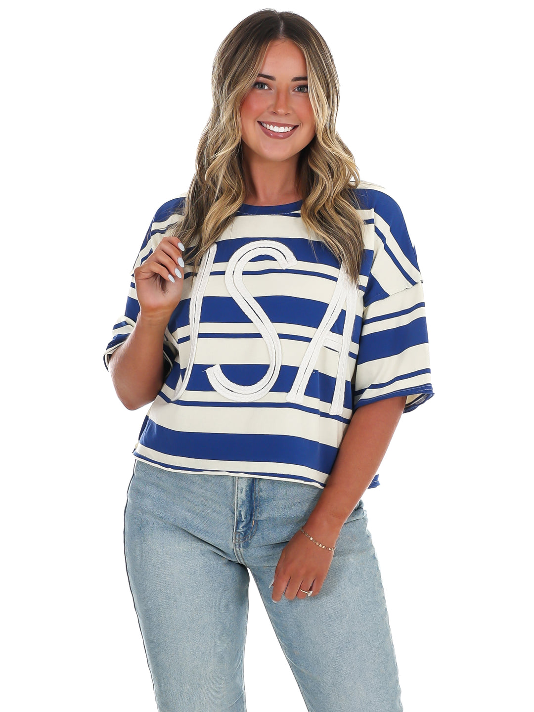Freedom Stripes USA Top