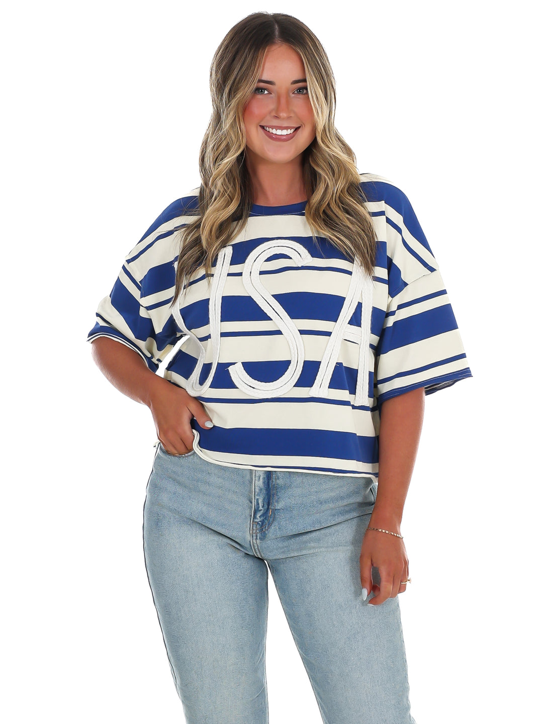 Freedom Stripes USA Top