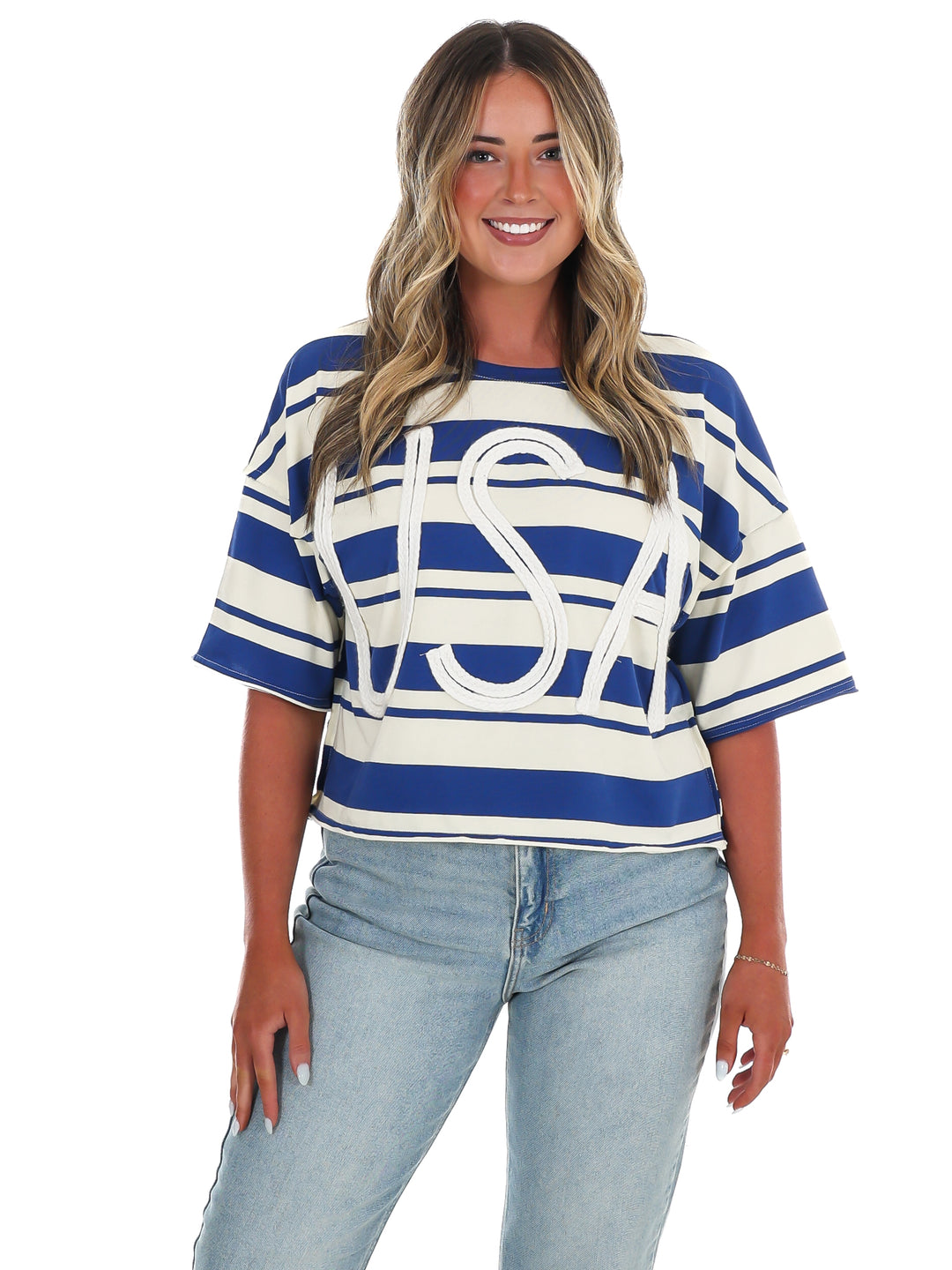 Freedom Stripes USA Top