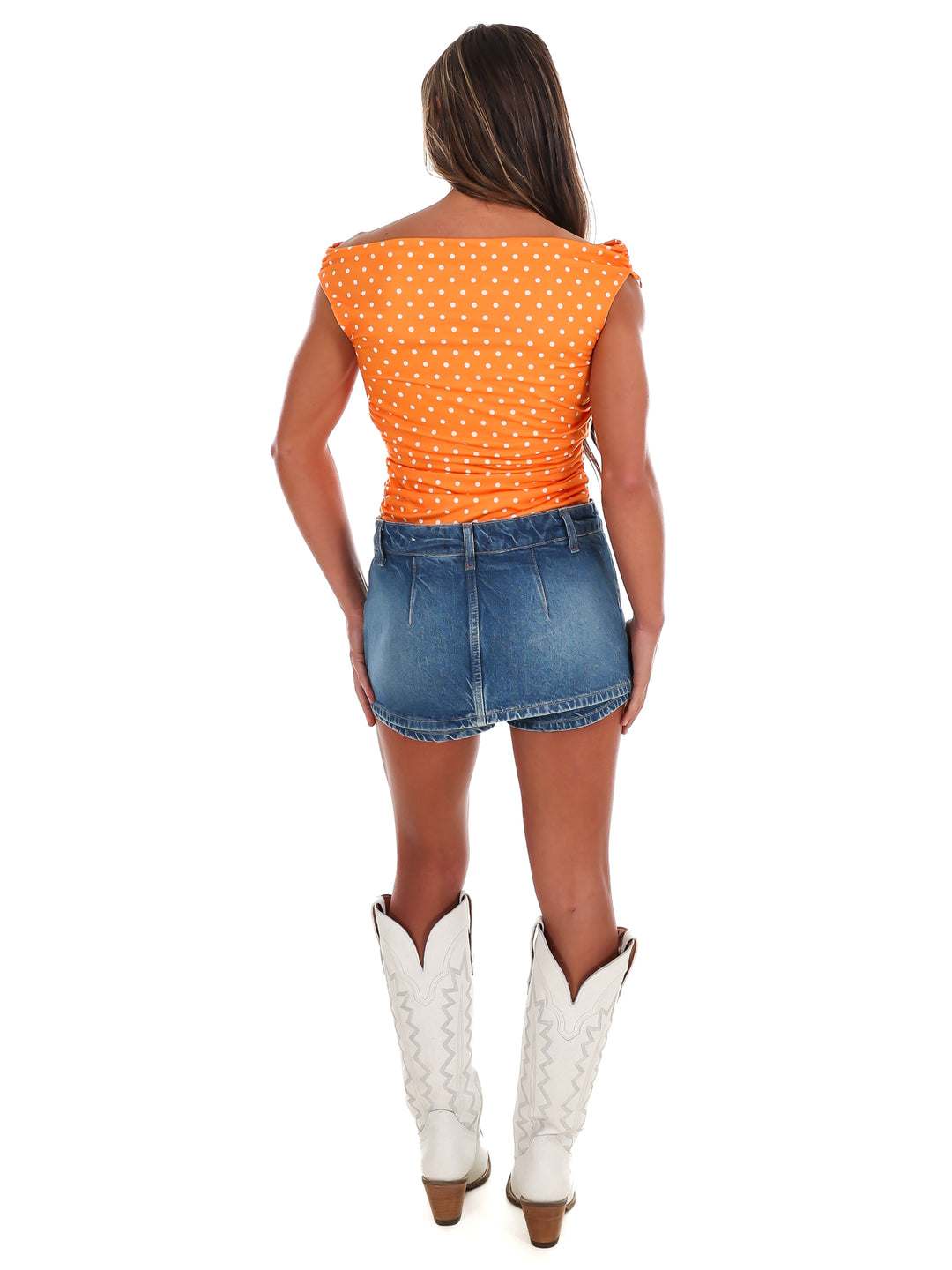 Loud &amp; Proud Polka Dot Off Shoulder Top
