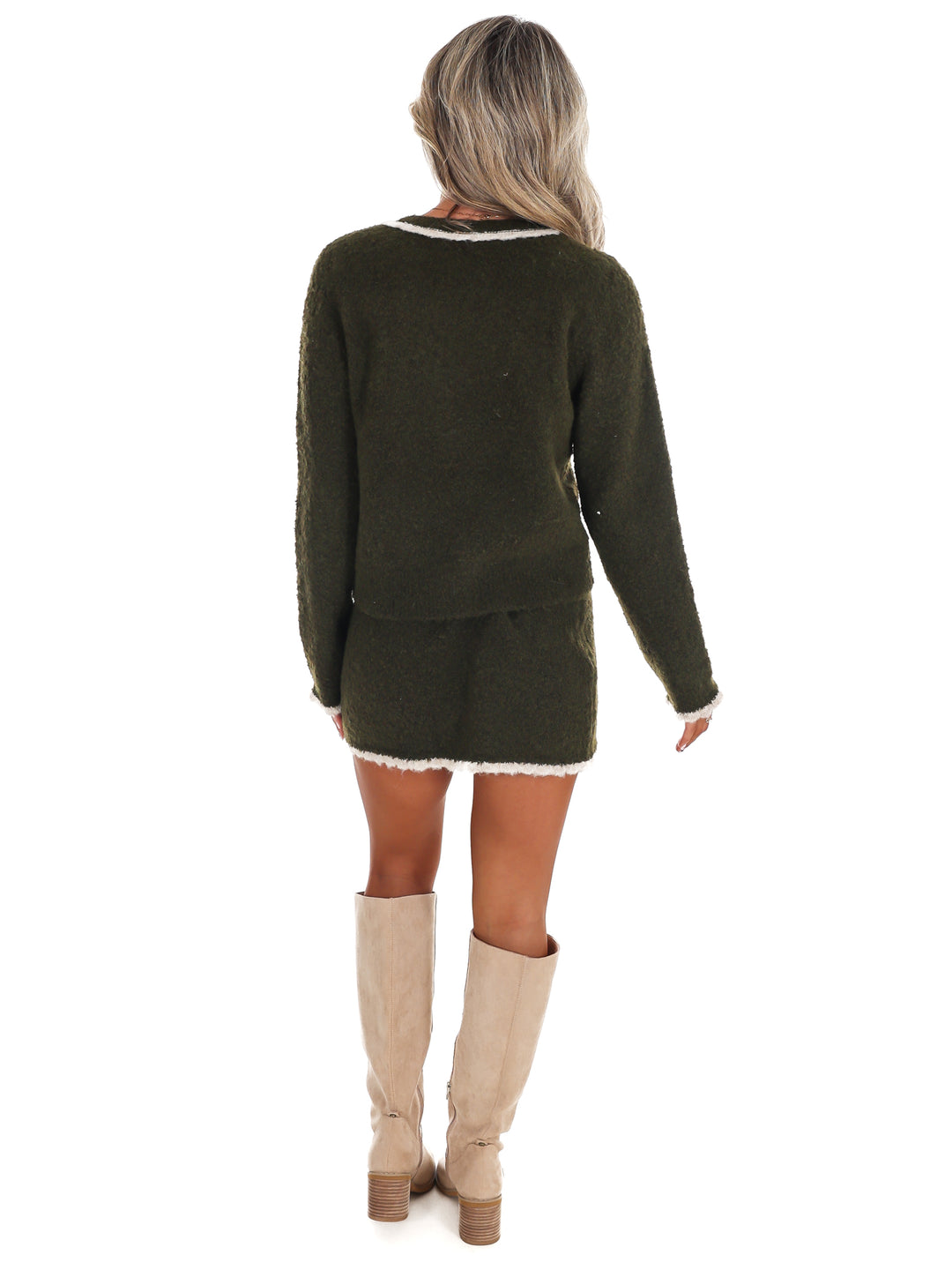 Give Thanks Sweater Mini Skirt Set