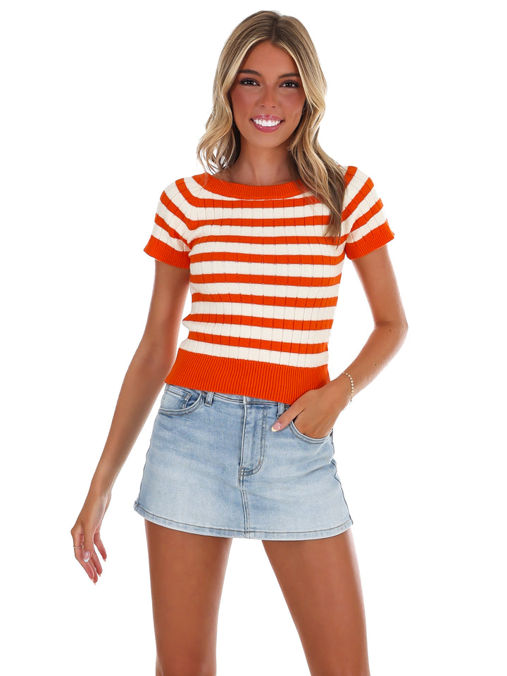 Tailgate Cutie Stripe Top