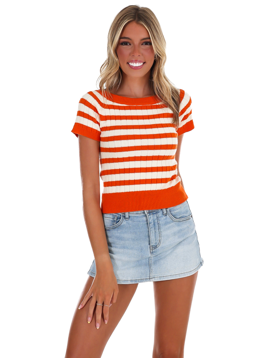 Tailgate Cutie Stripe Top