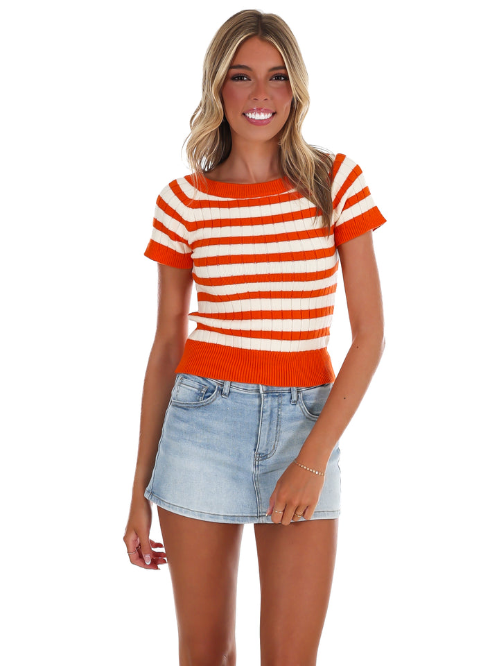 Tailgate Cutie Stripe Top
