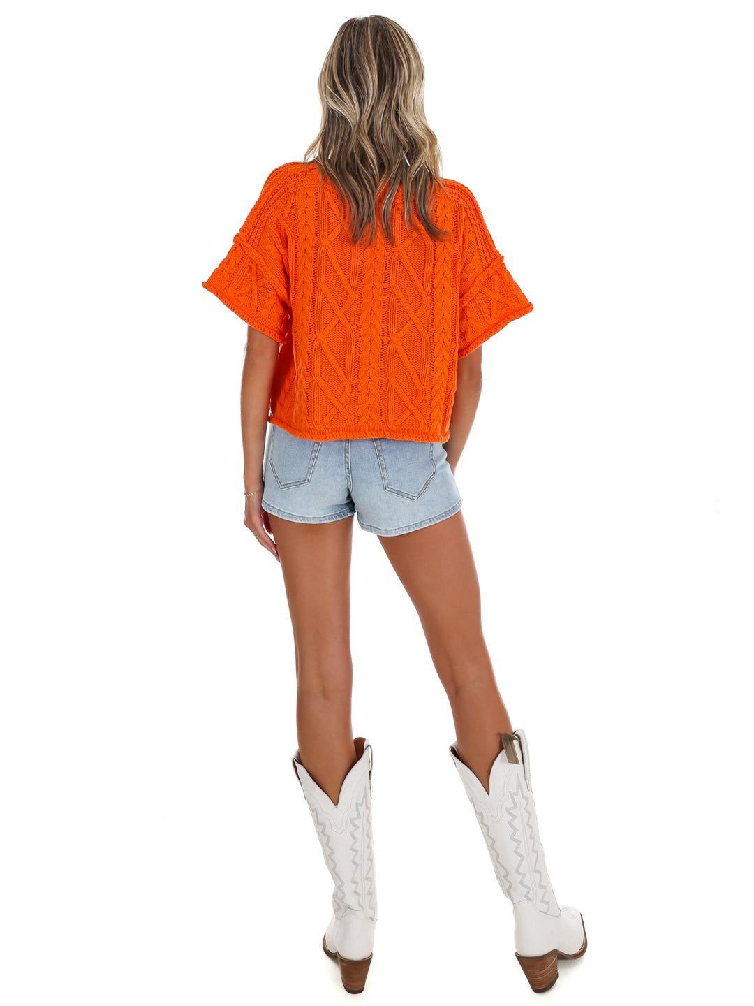 Pep Squad Cable Knit Top