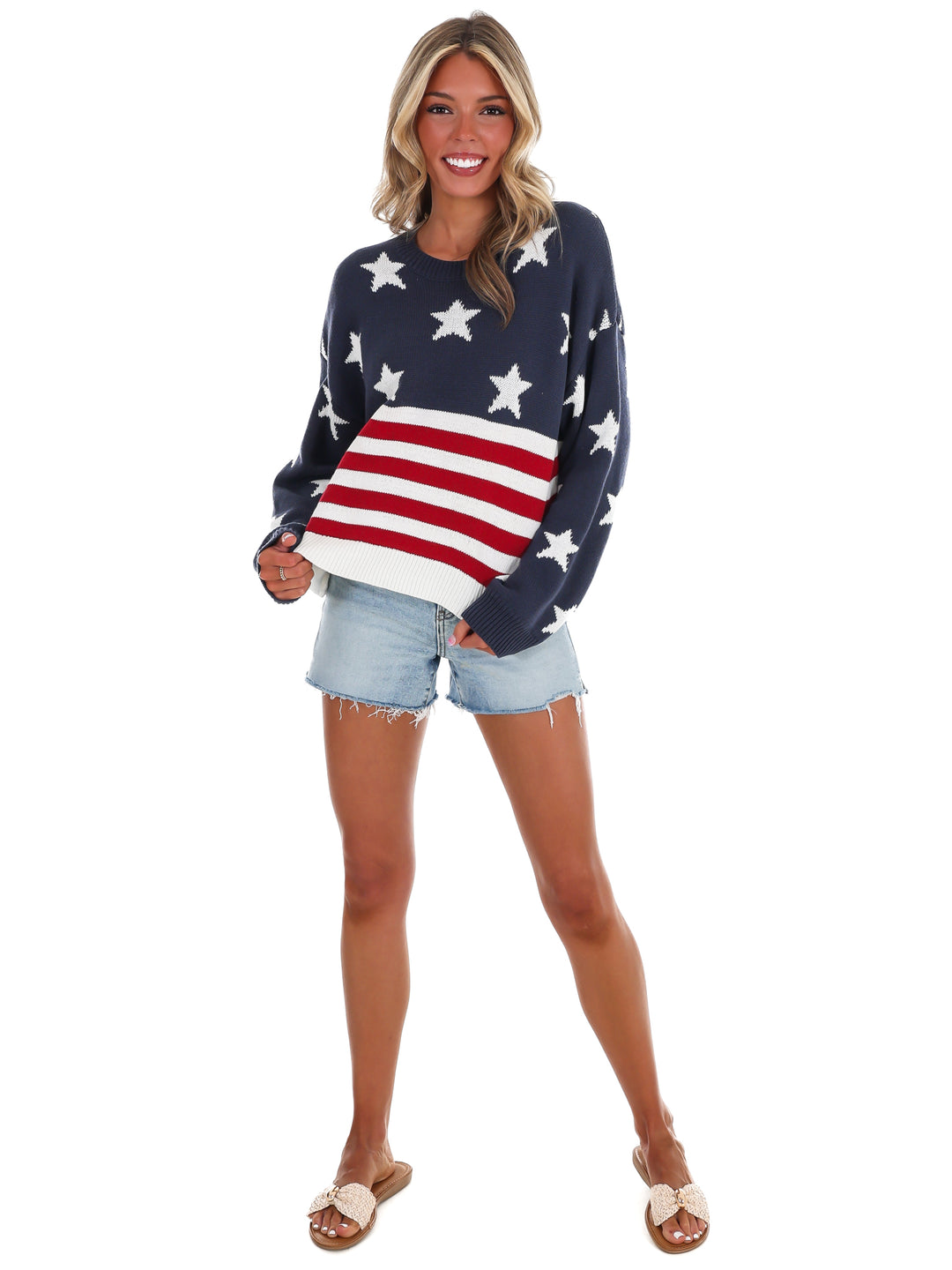 Made in America Flag Sweater