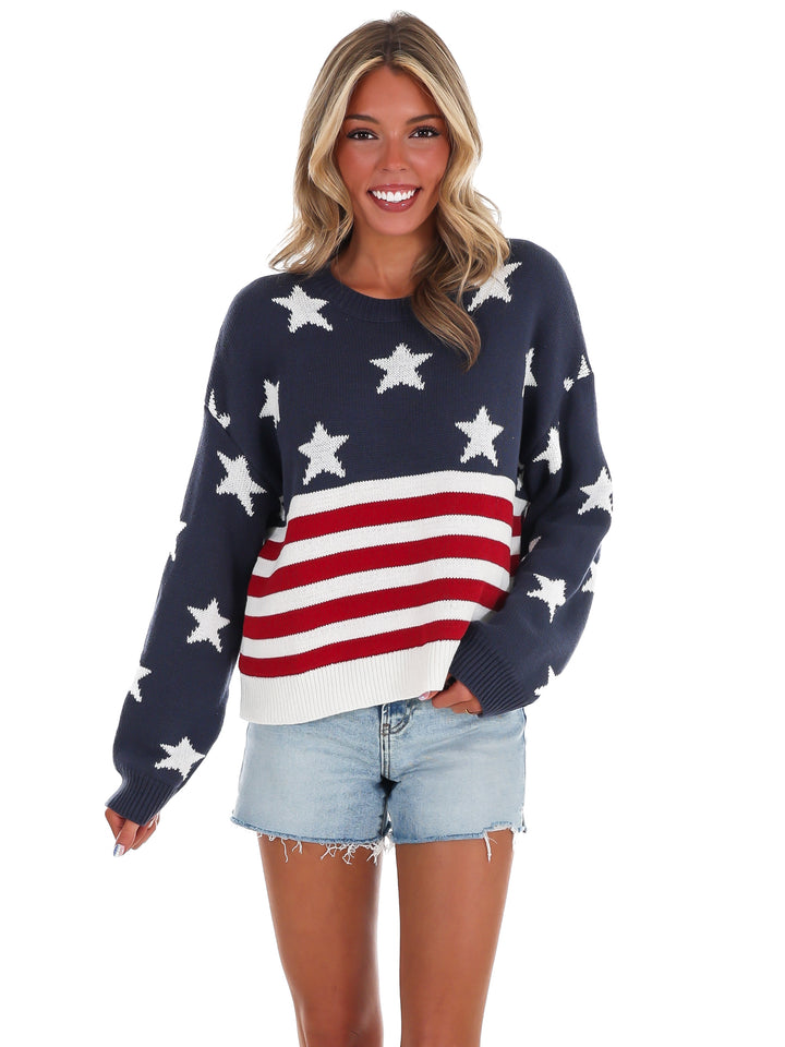 Made in America Flag Sweater