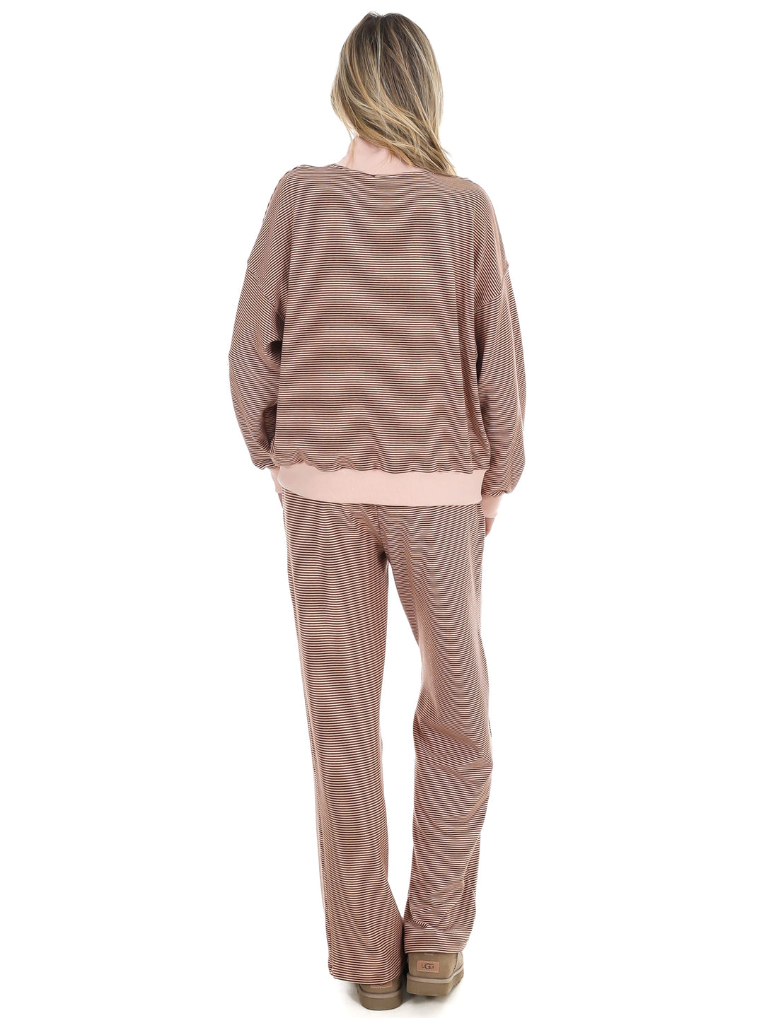 Sunday Slowdown Stripe Two Piece Set