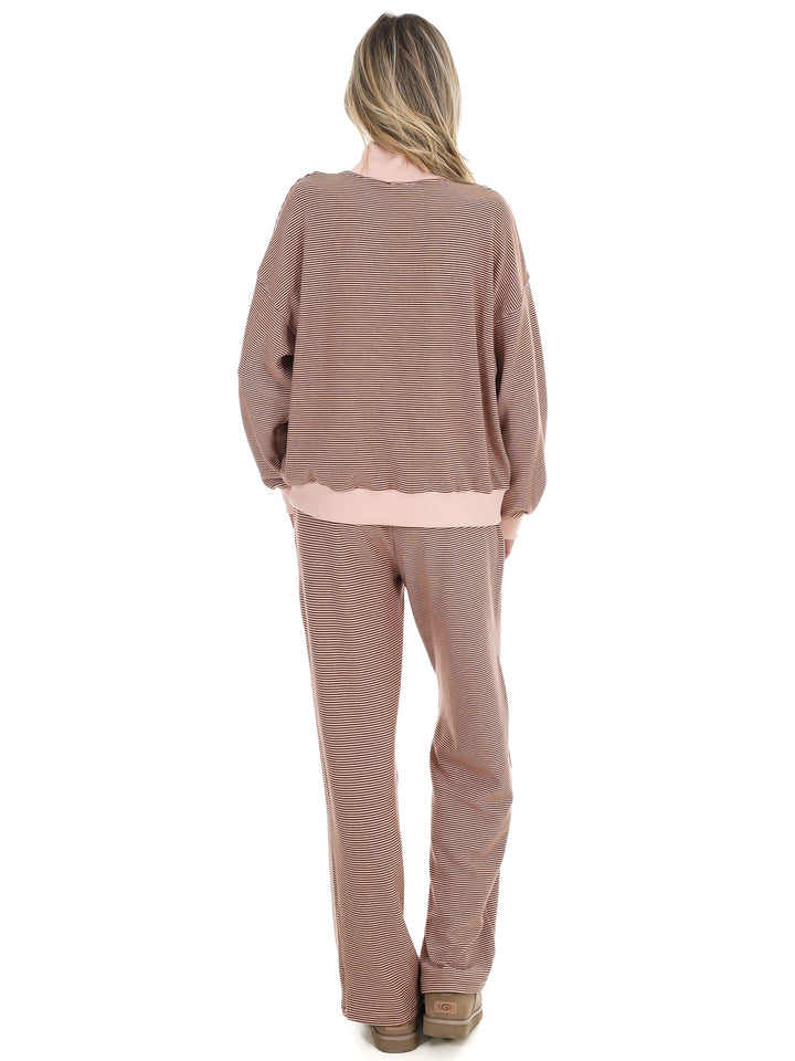 Sunday Slowdown Stripe Two Piece Set