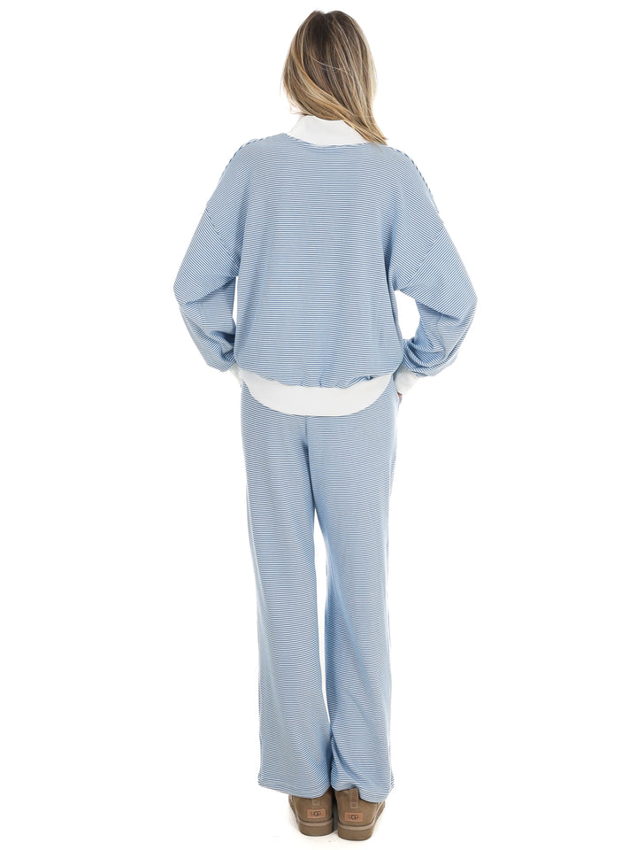 Sunday Slowdown Stripe Two Piece Set