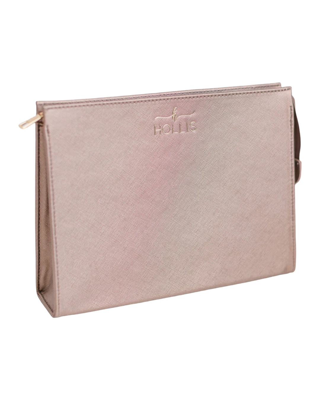 Hollis Accessory Pouch - Metallic Mocha