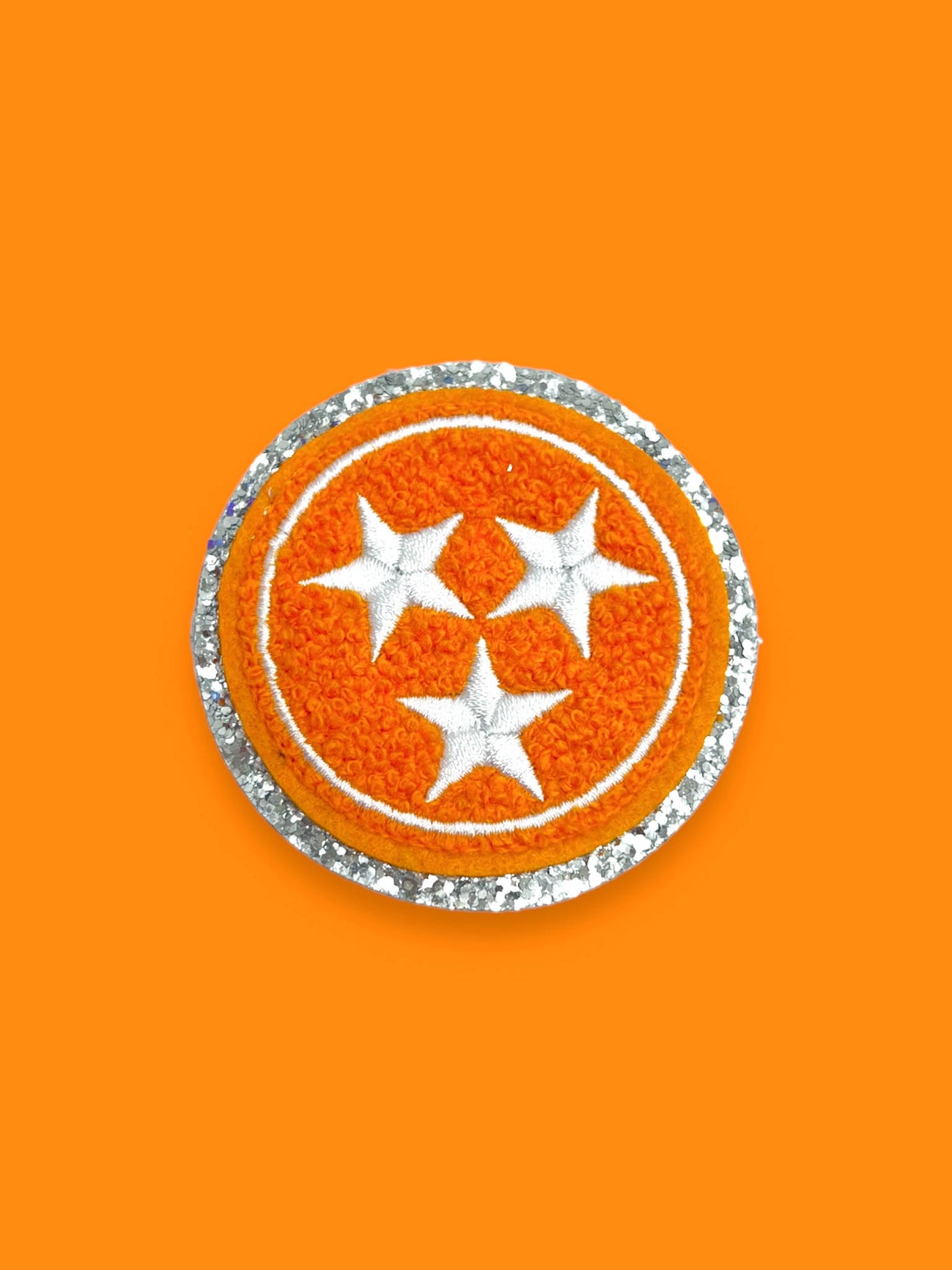 Tri-Star Chenille Sticker