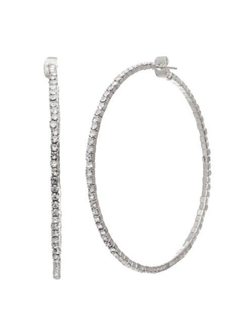 60mm Crystal Hoop