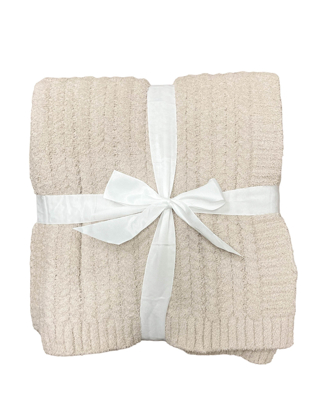 Jumbo Cable Knit Plush Blanket