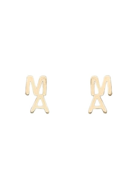 Gold Ma Earrings