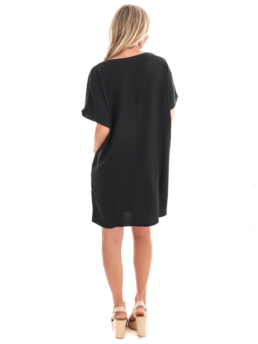 Truly Yours V-Neck Shirt Dress