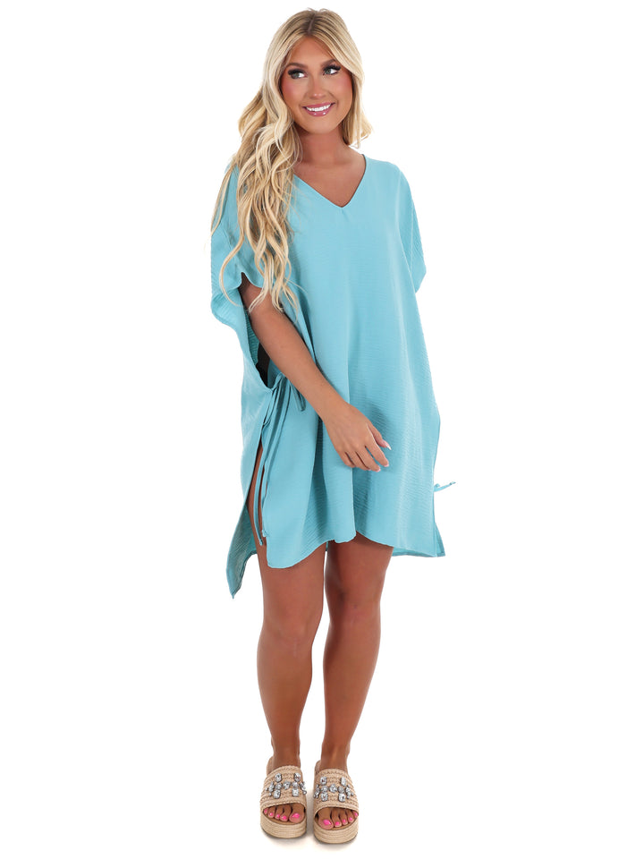 Soak Up the Sun Tie Side Cover Up