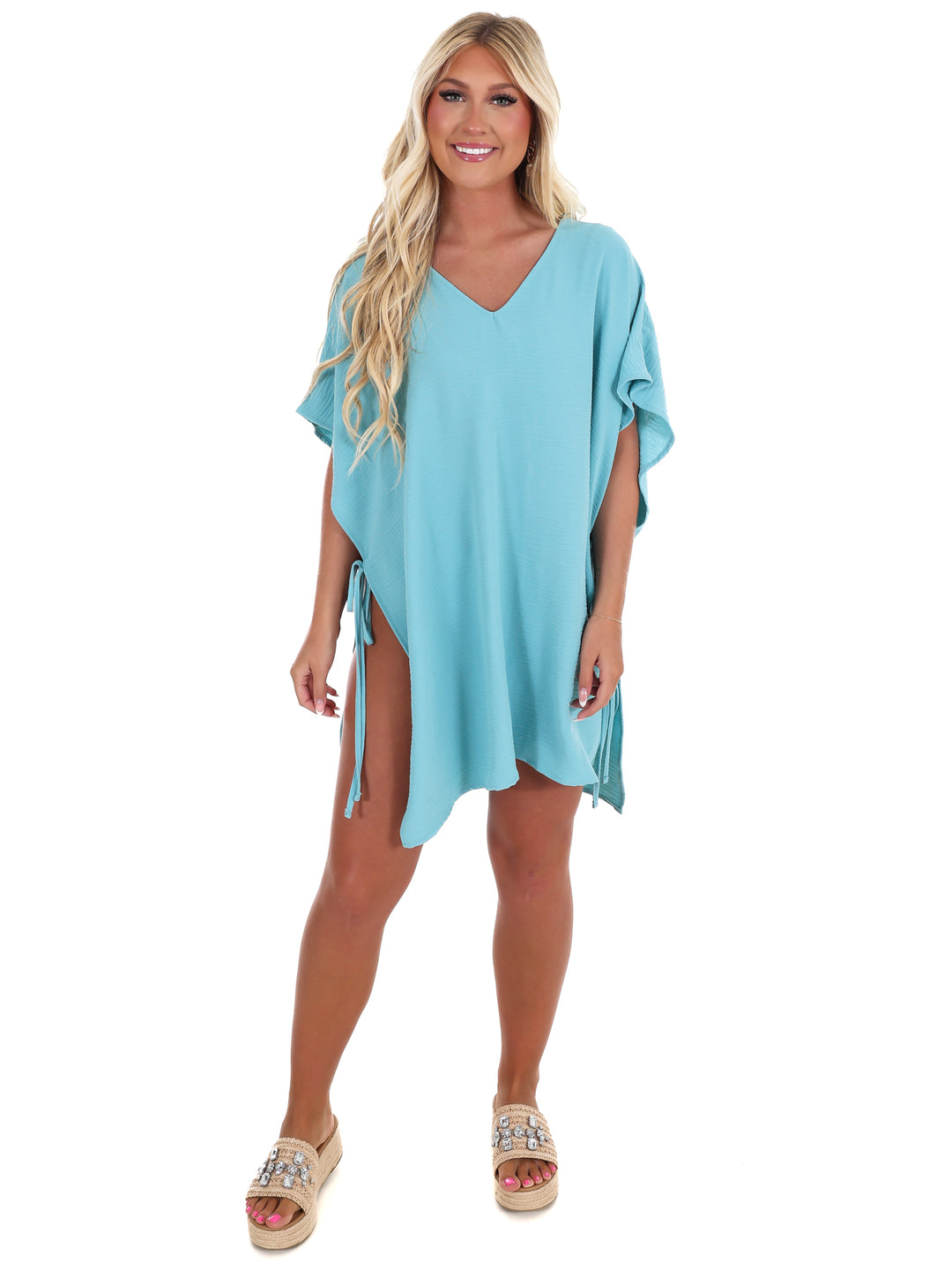 Soak Up the Sun Tie Side Cover Up