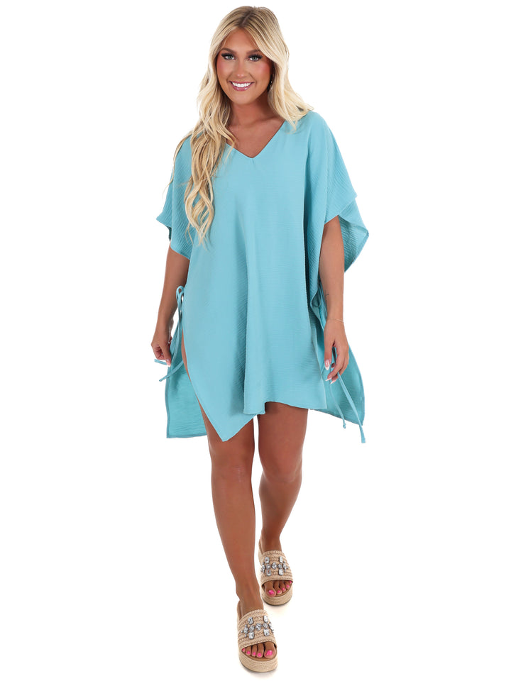 Soak Up the Sun Tie Side Cover Up