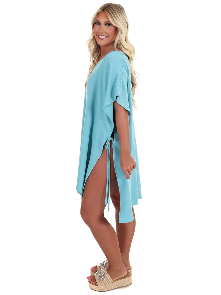 Soak Up the Sun Tie Side Cover Up