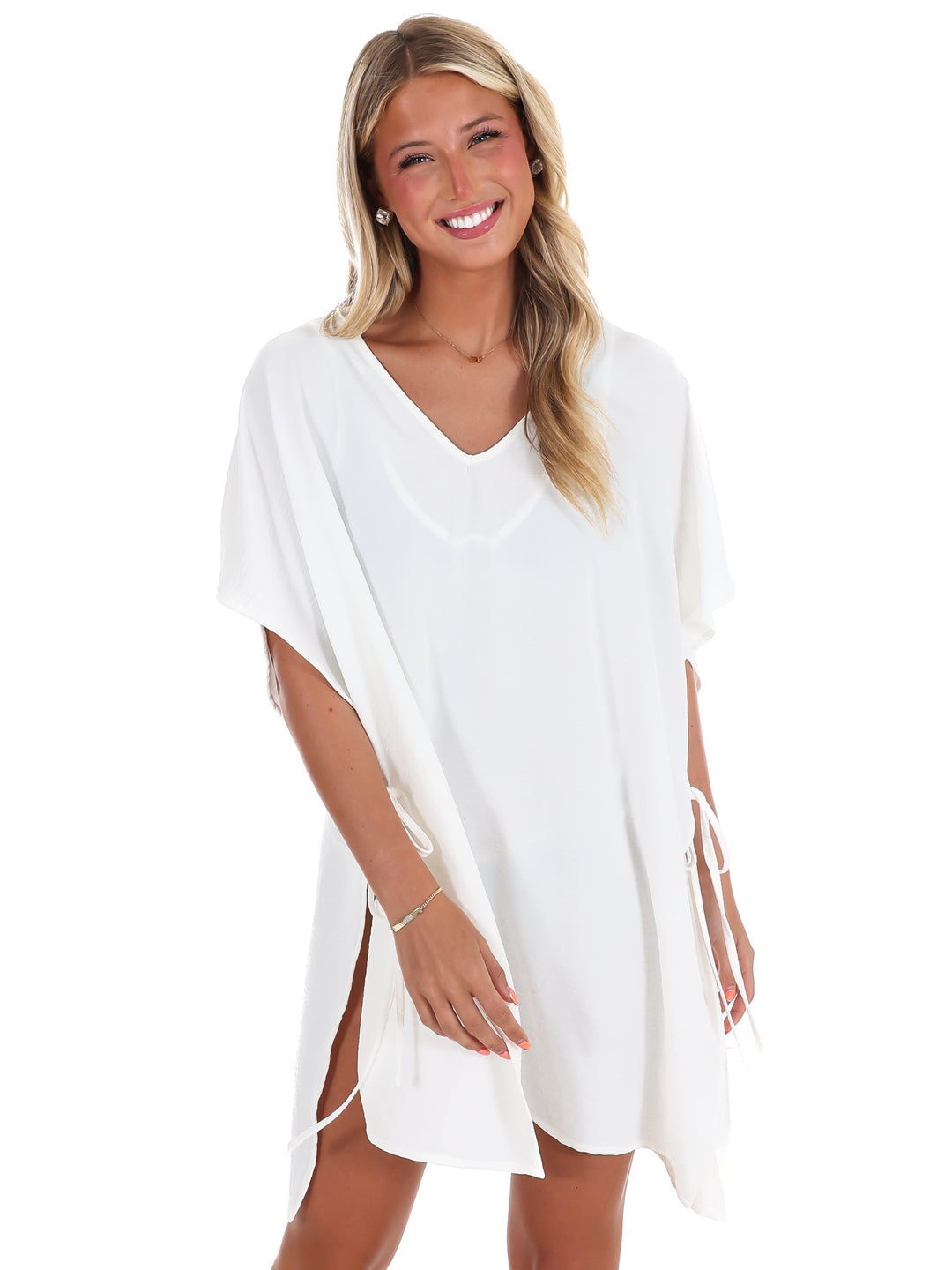 Soak Up the Sun Tie Side Cover Up