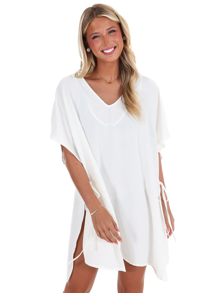 Soak Up the Sun Tie Side Cover Up