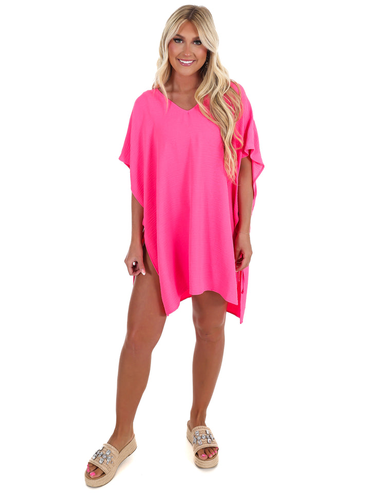 Soak Up the Sun Tie Side Cover Up